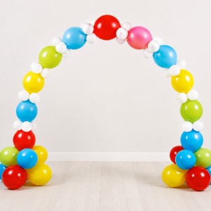 Decoration wheat grass 22 multicolored balloons