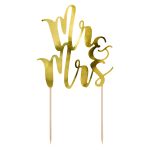 Camaleo Party | Boutique d’articles de fête en Suisse 47 cake topper mr mrs dor%C3%A9e gold mariage decoration 76fc20f9