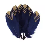 plumes ethnique bleu marine or deocrtation fete mariage anniversaire chic glamour jpg e02361b9