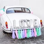 Camaleo Party | Boutique d’articles de fête en Suisse 45 decoration voiture love argent pastel mariage ea049318